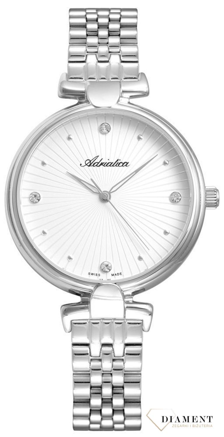 Zegarek damski Adriatica Srebra bransoleta.jpg
