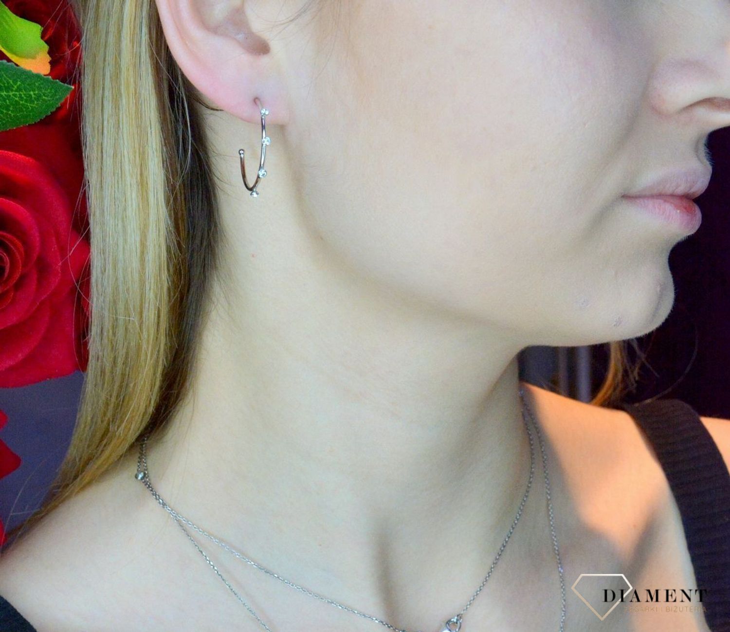 Kolczyki srebrne Victoria Cruz “ Kryształowe koła ” 925 A3557-07HT Wyjątkowa biżuteria z Victoria Cruz wykonana z najwyższej pró.JPG