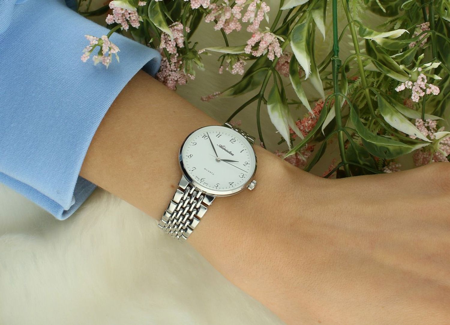 Zegarek Adriatica A3563.5123Q – Zegarek Damski Srebrny Swiss Made Bransoleta Grawer Gratis.jpg