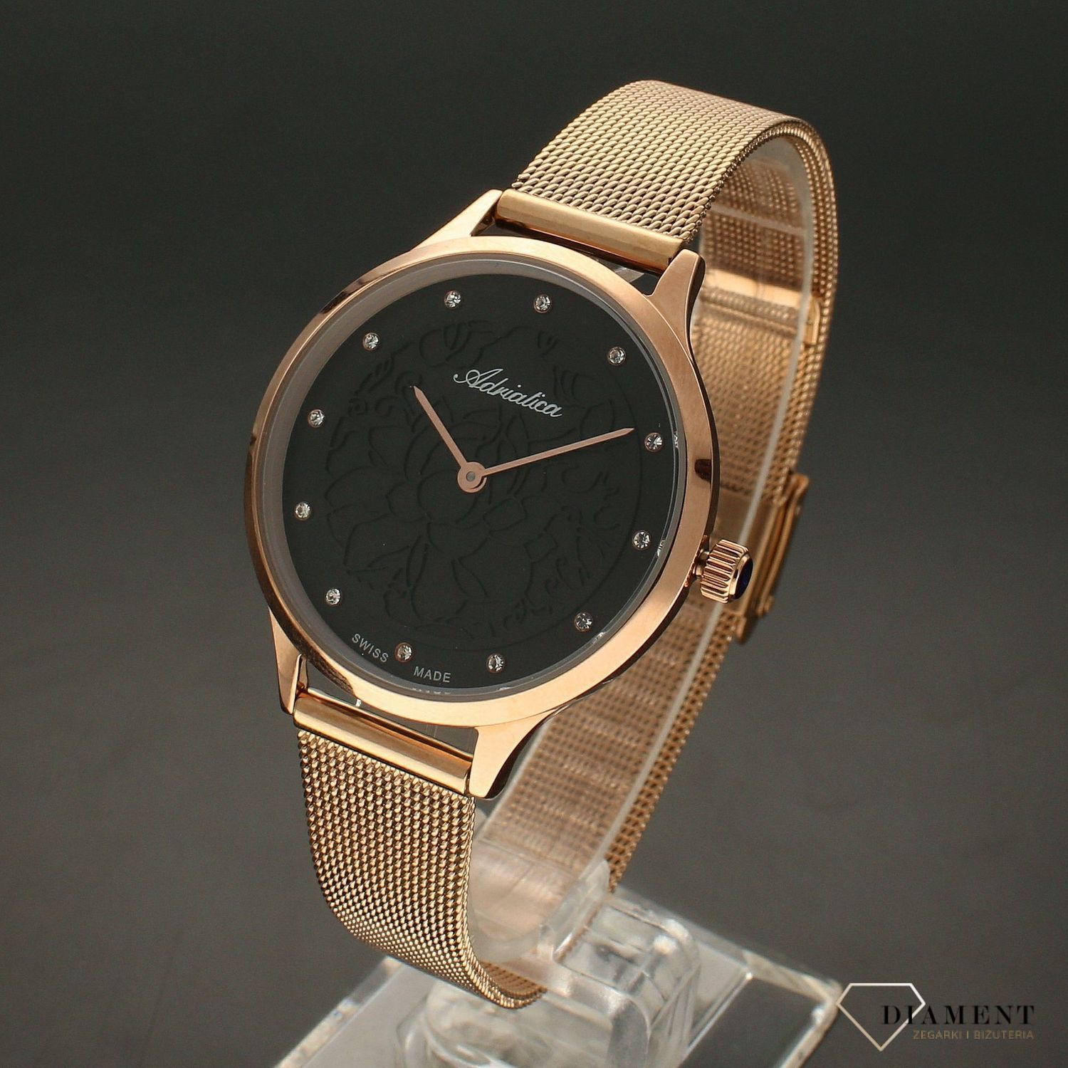 Zegarek damski na bransolecie Adriatica Rose Gold A3572.9144QN.jpg