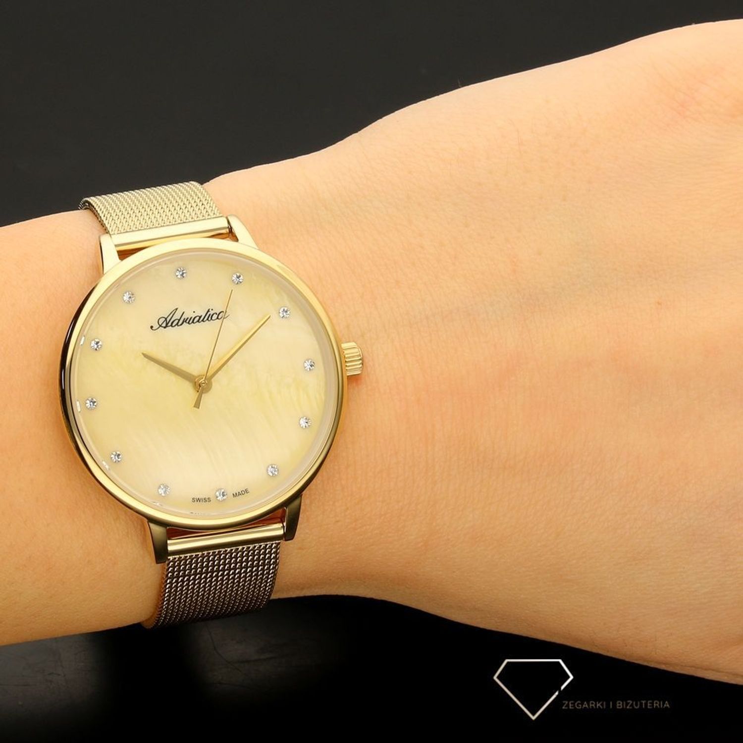 Zegarek damski Adriatica Biżuteryjny A3573.114SQ (2).jpg
