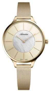 Zegarek damski złoty Adriatica A3633.111SQ na bransolecie..jpg