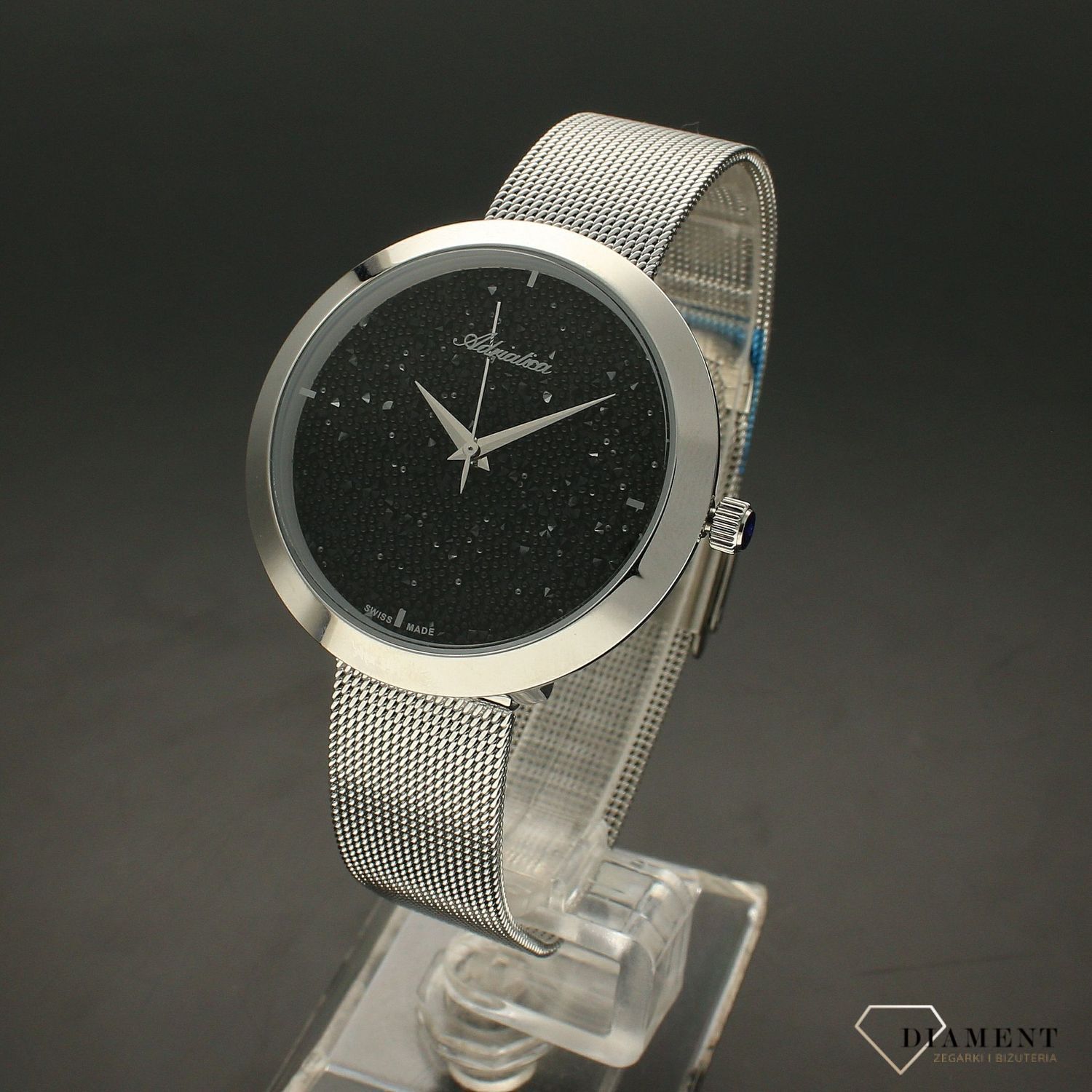 Zegarek damski na bransolecie Adriatica w zestawie z paskiem A3646.5114QBL.jpg