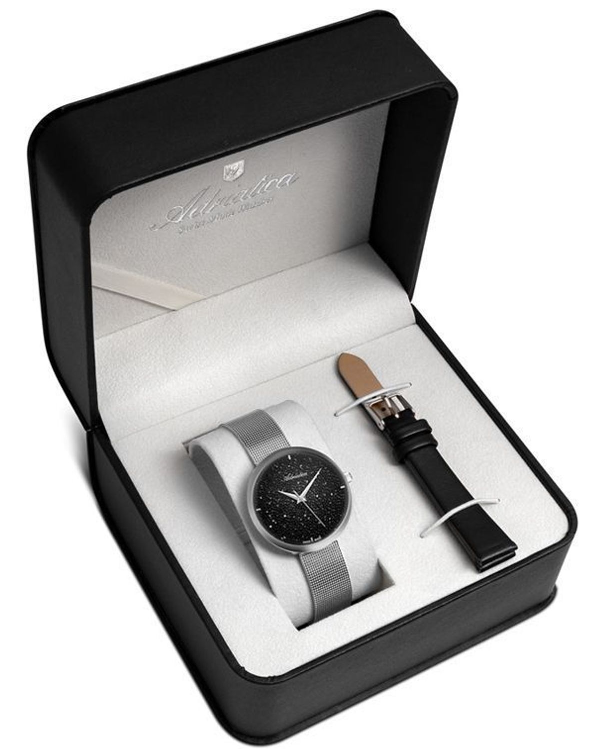 Zegarek damski na bransolecie Adriatica w zestawie z paskiem A3646.5114QBL.jpg