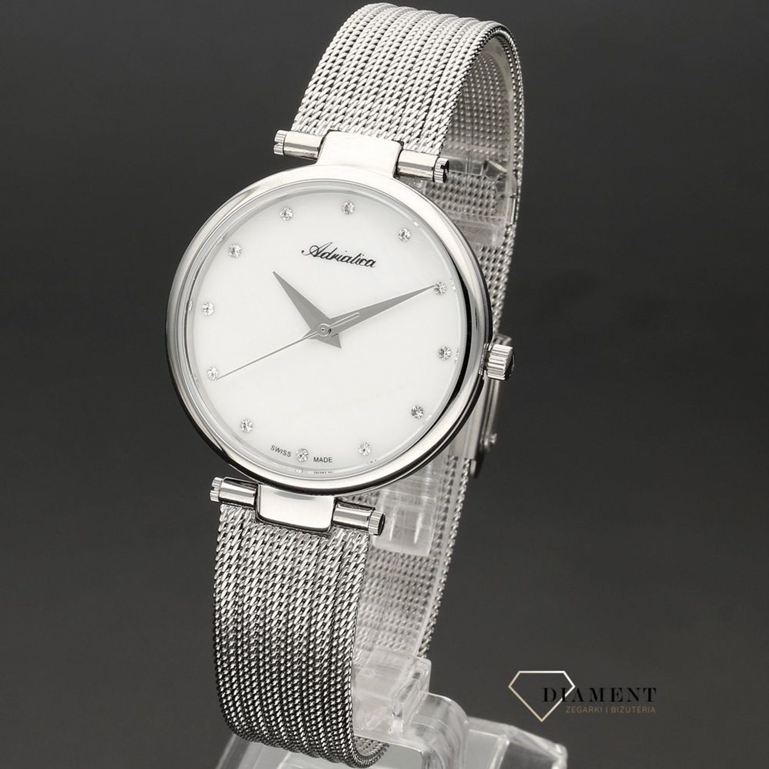 Damski zegarek Adriatica Classic Biżuteryjny A3689.514FQ.jpg