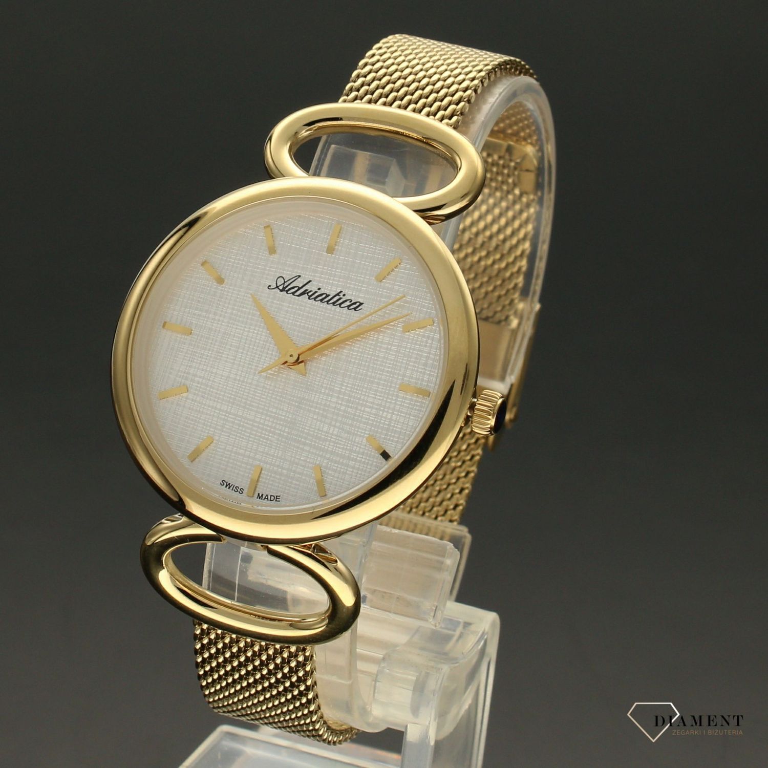 Zegarek damski Adriatica na złotej bransolecie A3708.1113Q.jpg