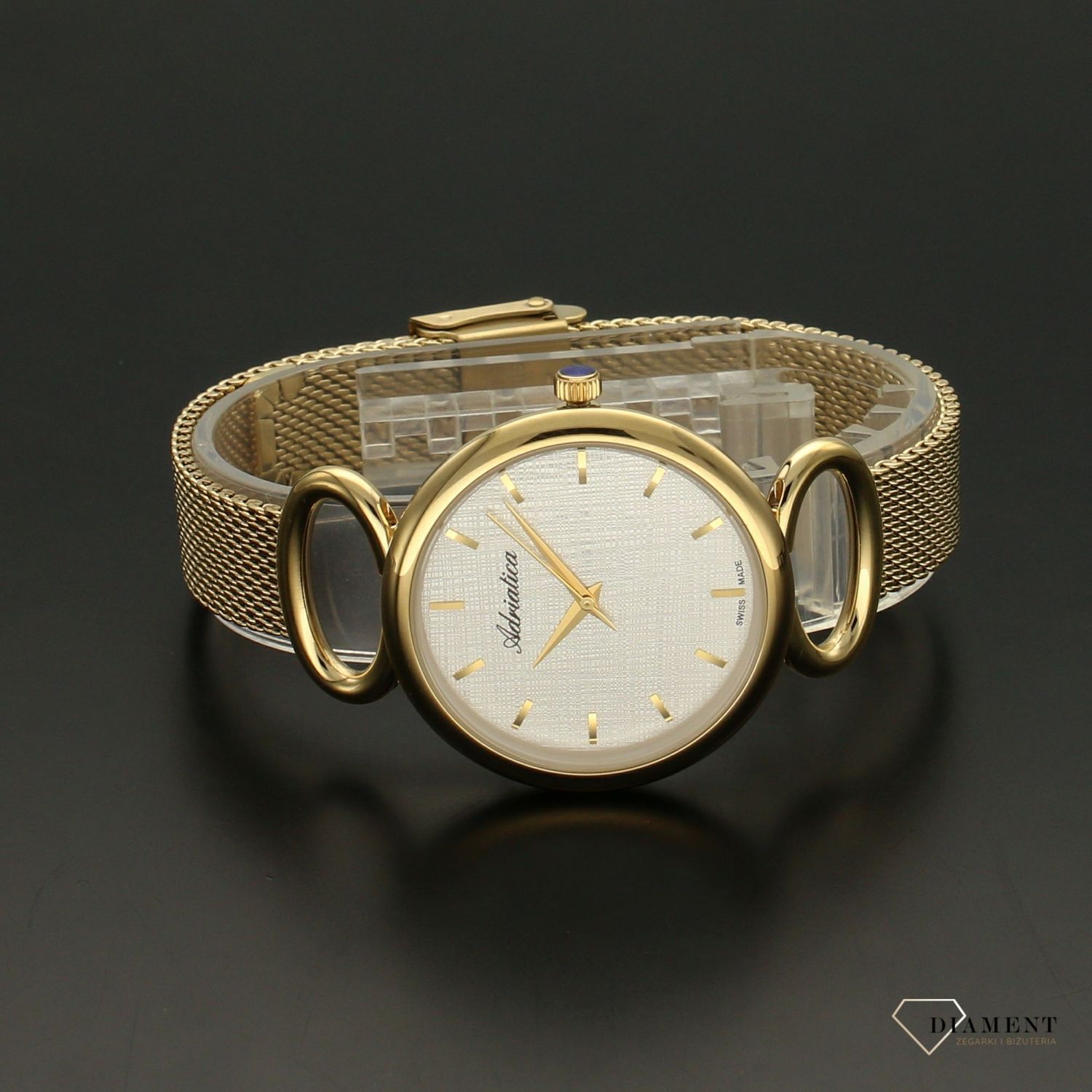 Zegarek damski Adriatica na złotej bransolecie A3708.1113Q.jpg