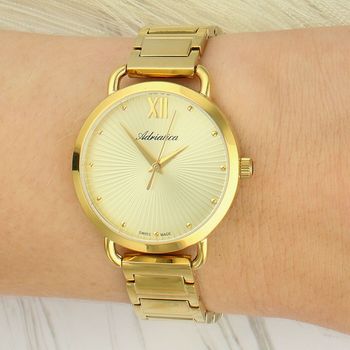 Zegarek damski Adriatica Fashion A3729.1181Q złoty damski.jpg