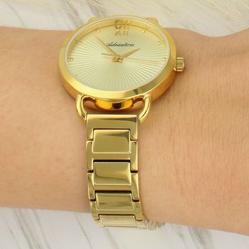 Zegarek damski Adriatica Fashion A3729.1181Q złoty swiss.jpg