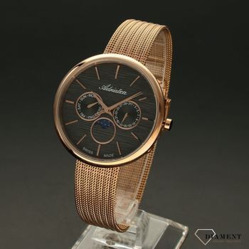 Zegarek damski Adriatica Moonphase Różowe złoto A3732.9116QF ✅ Szwajcarski mechanizm, mineralne szkło, fazy księżyca zapewniają wysoki komfort korzystania z zegarka (3).jpg