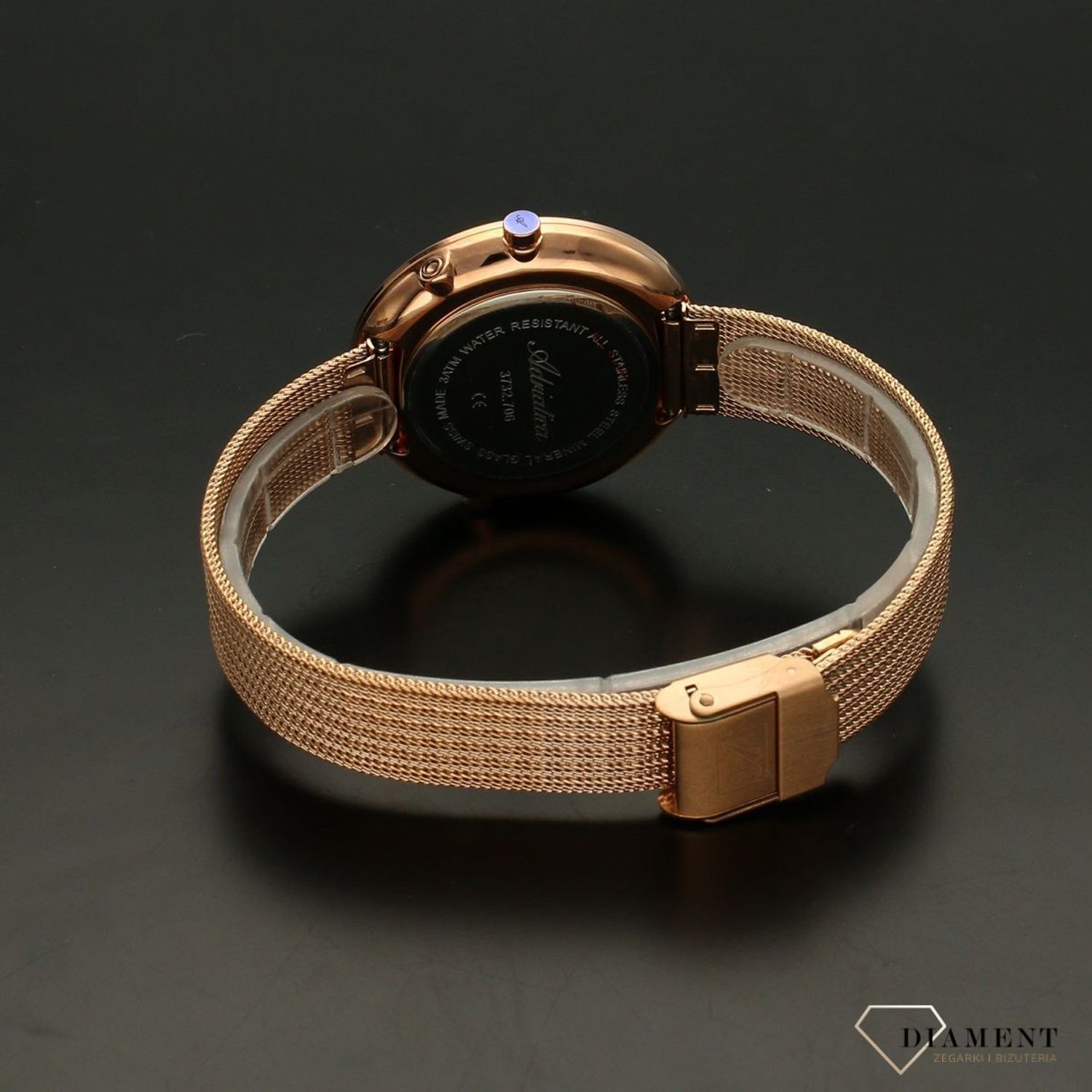 Zegarek damski Adriatica Moonphase Różowe złoto.jpg