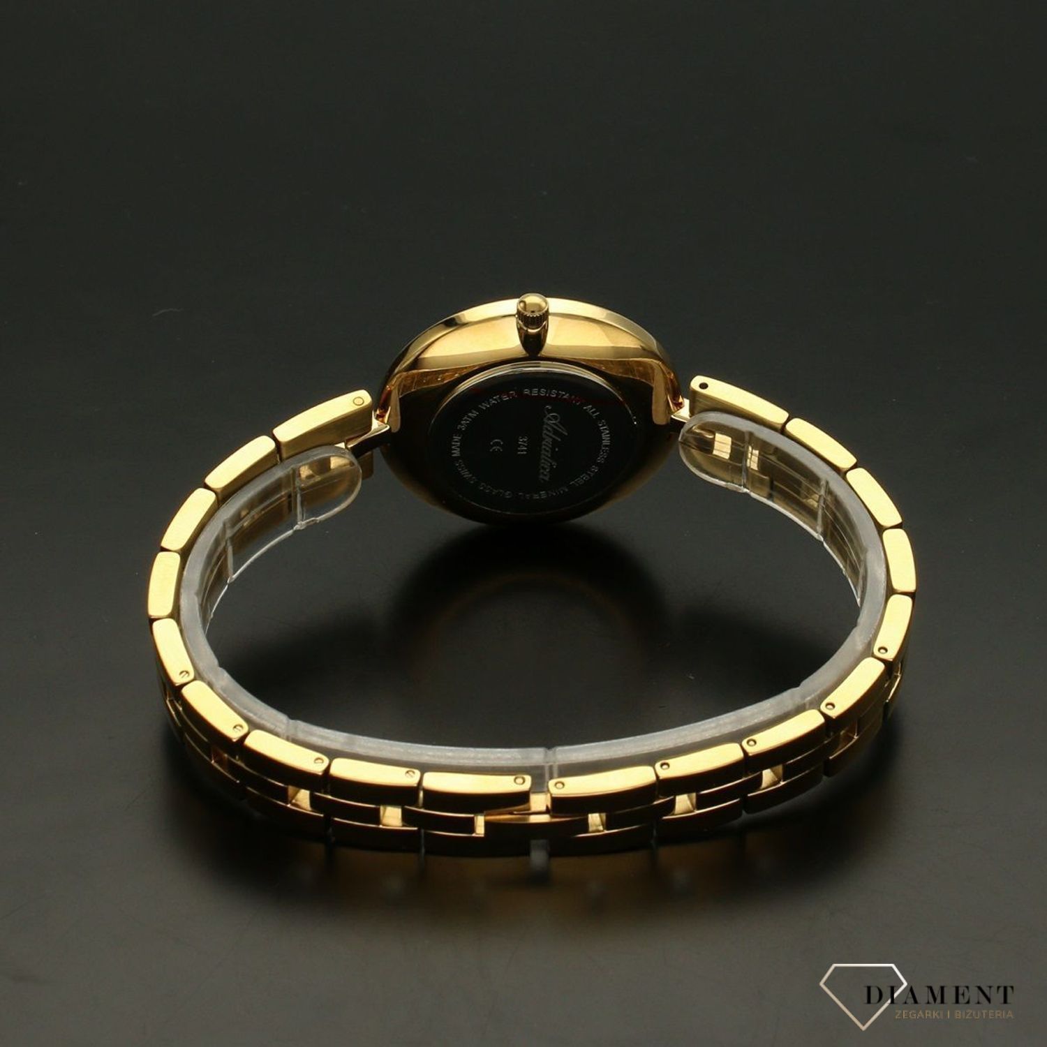 Zegarek damski Adriatica kwiatowa tarcza.jpg