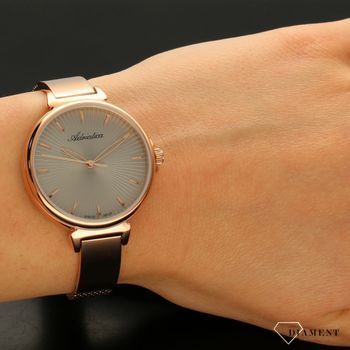 Zegarek damski Adriatica ' Rose gold vs Grey ' A3744.9117Q (5).jpg