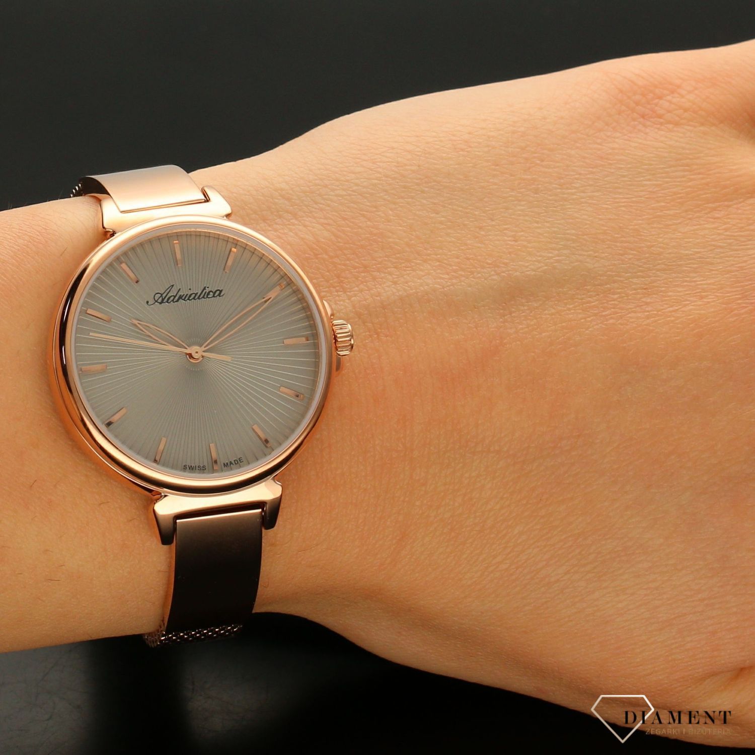 Zegarek damski Adriatica  ' Rose gold ' A3708.9117Q.1.jpg
