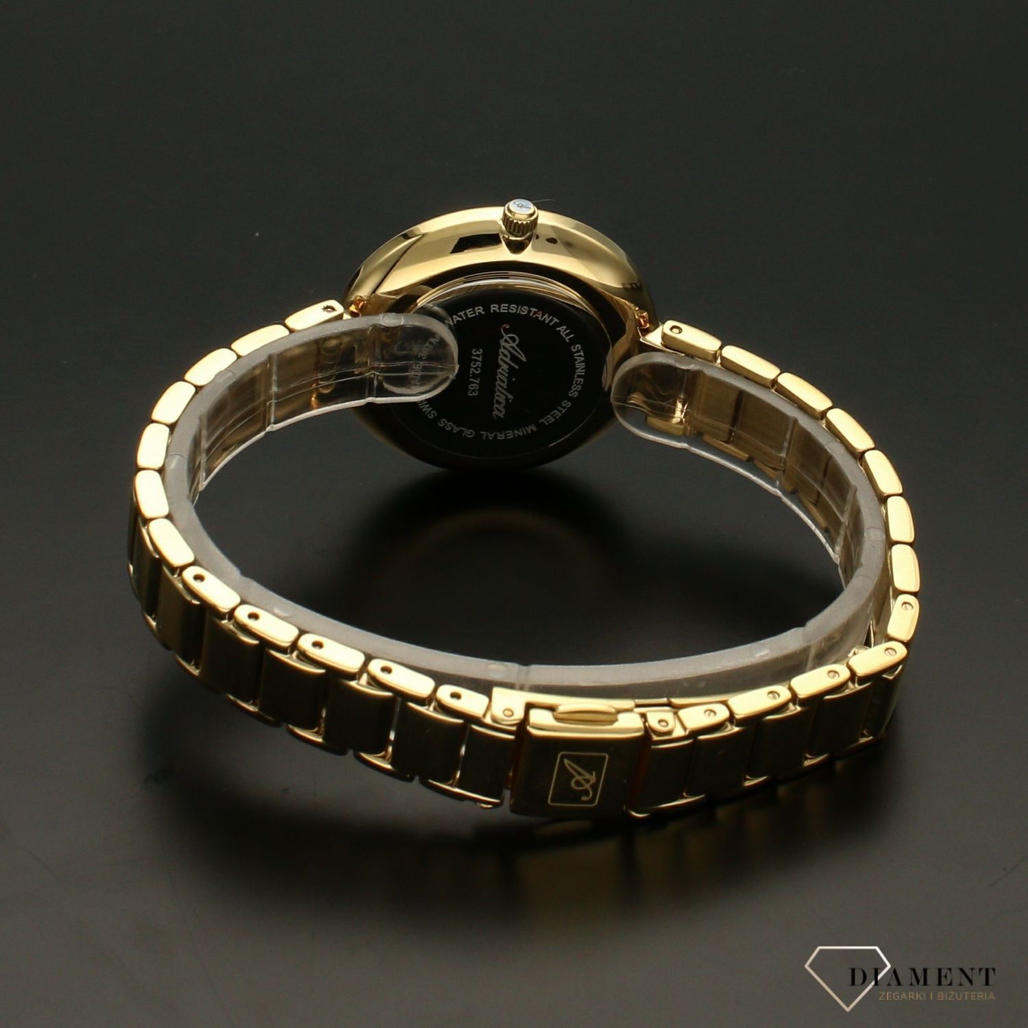 Zegarek damski złoty na bransolecie Adriatica A3752.1111Q.jpg