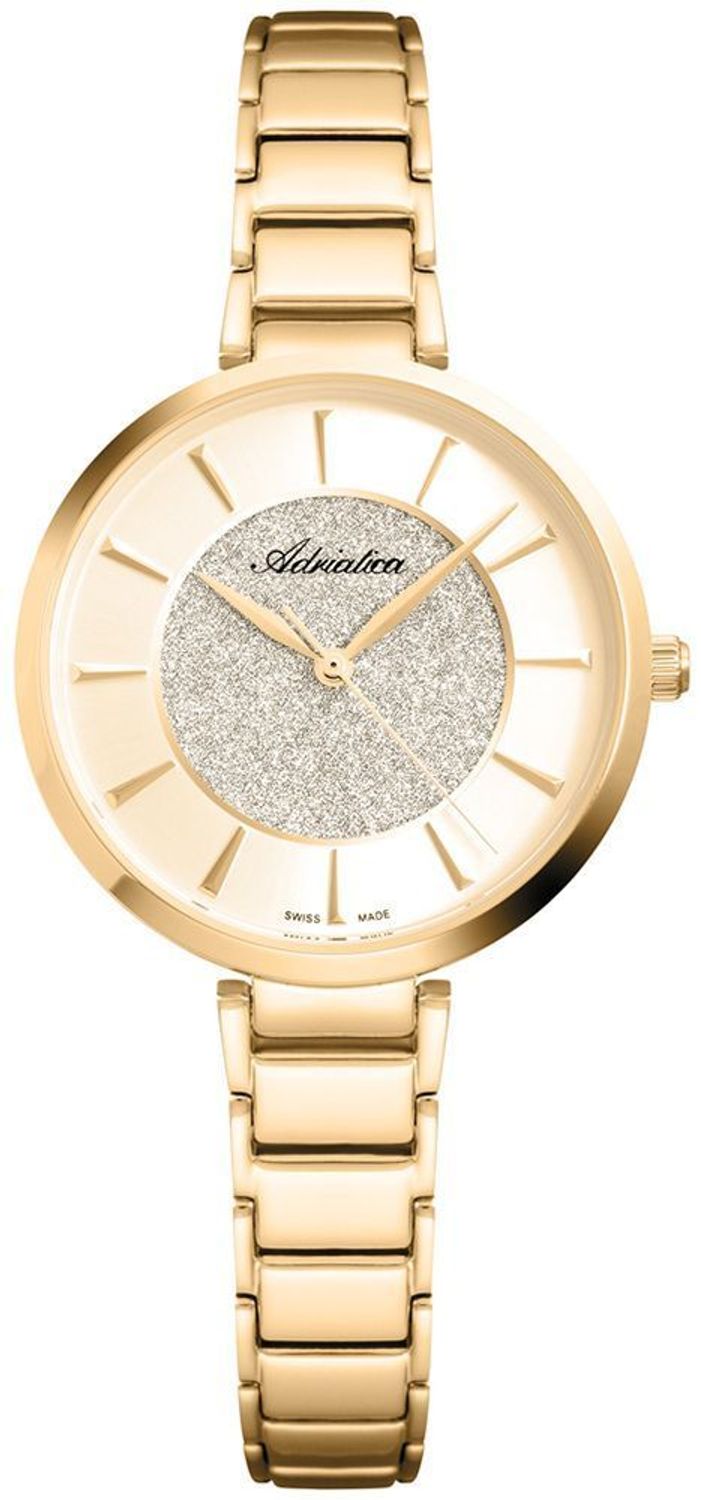 Zegarek damski złoty na bransolecie Adriatica A3752.1111Q.jpg