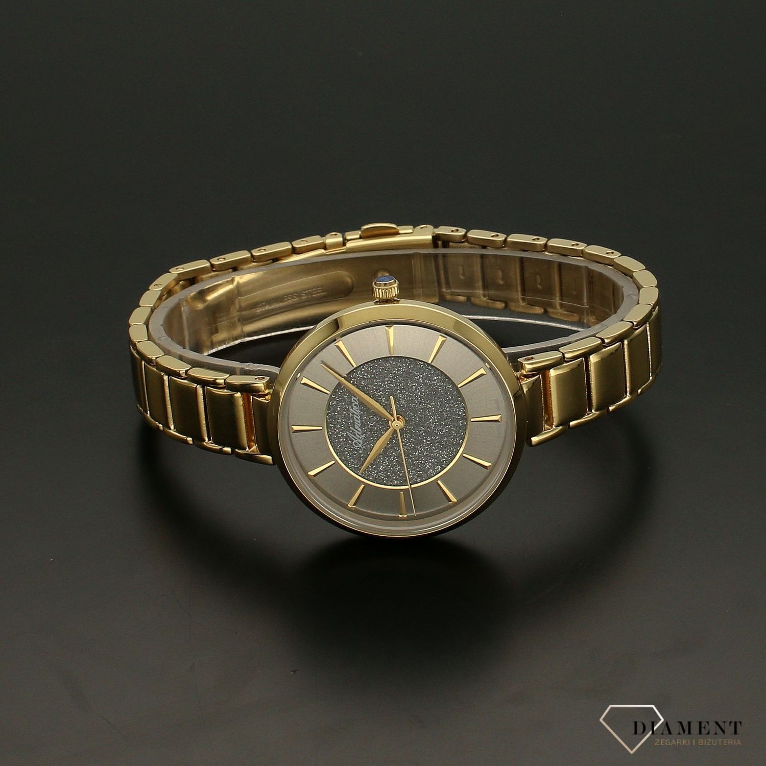 Zegarek damski złoty na bransolecie Adriatica A3752.1117Q.jpg