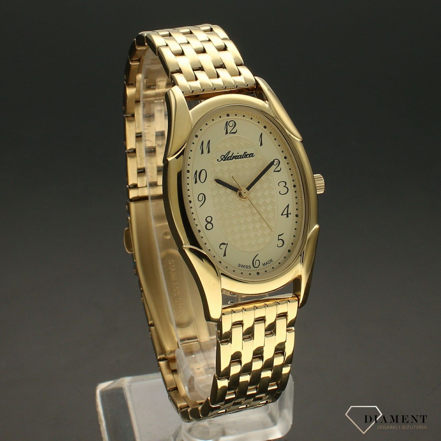 Zegarek damski na bransolecie 'Złoty Owal' A3754.1121Q.jpg