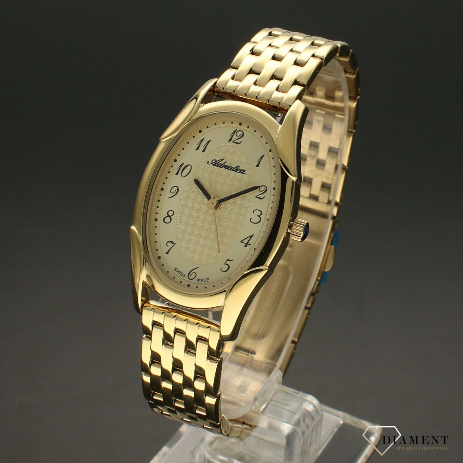 Zegarek damski na bransolecie 'Złoty Owal' A3754.1121Q.jpg