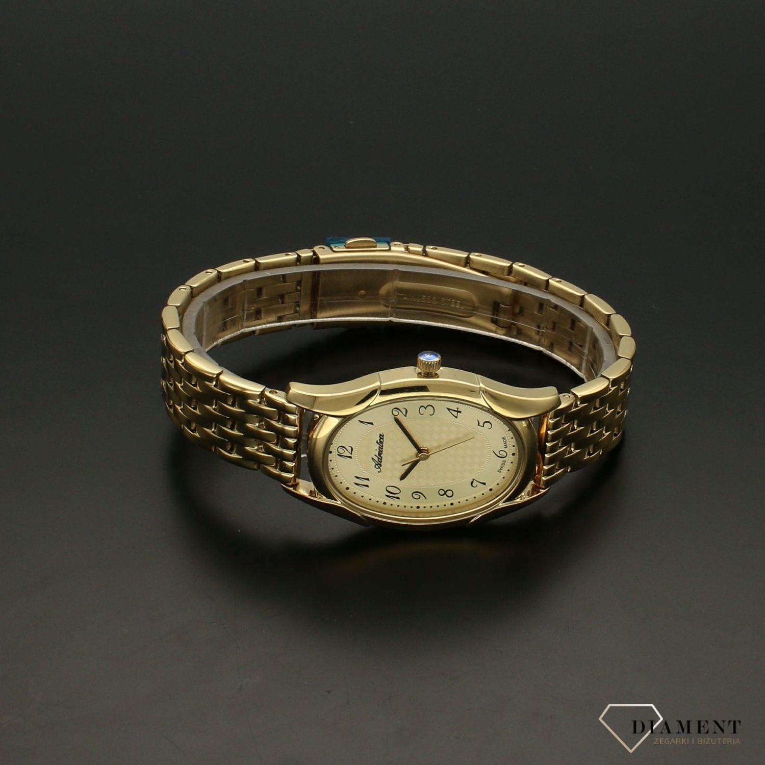 Zegarek damski na bransolecie 'Złoty Owal' A3754.1121Q.jpg