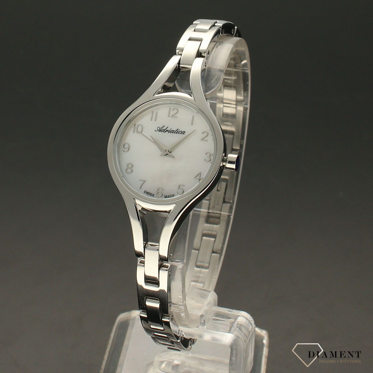 Zegarek damski Adriatica A3758.512FQ na bransolecie 'Perła'.jpg
