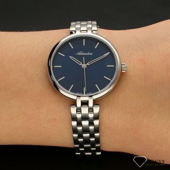 Zegarek damski na bransolecie z niebieską tarczą Adriatica A3763.5115Q (5).jpg