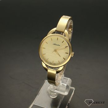 Zegarek damski na bransolecie w kolorze złotym ze złotą tarcza marki Adriatica A3765 (1).jpg