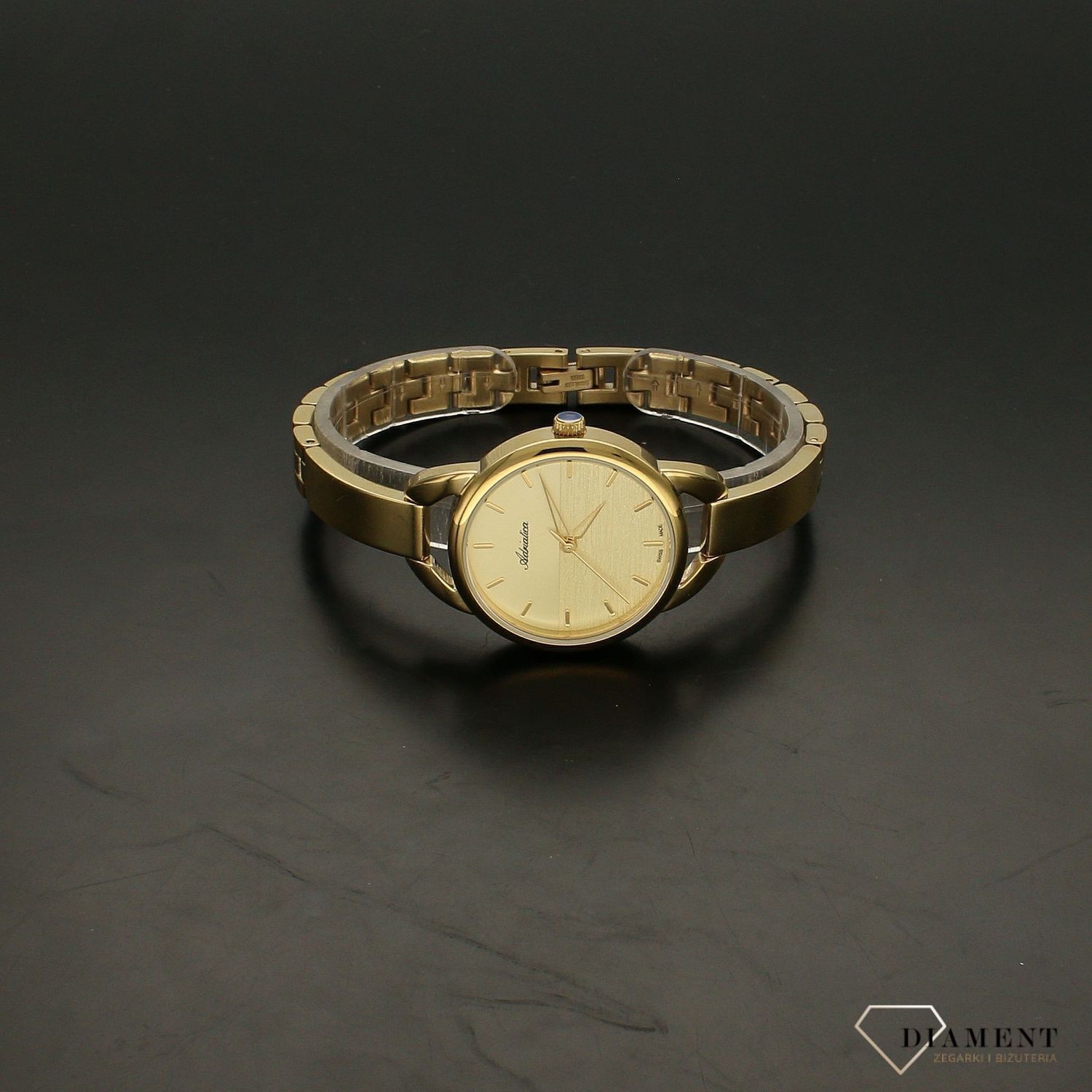Zegarek damski złoty na bransolecie Adriatica A3765.1111Q.webp