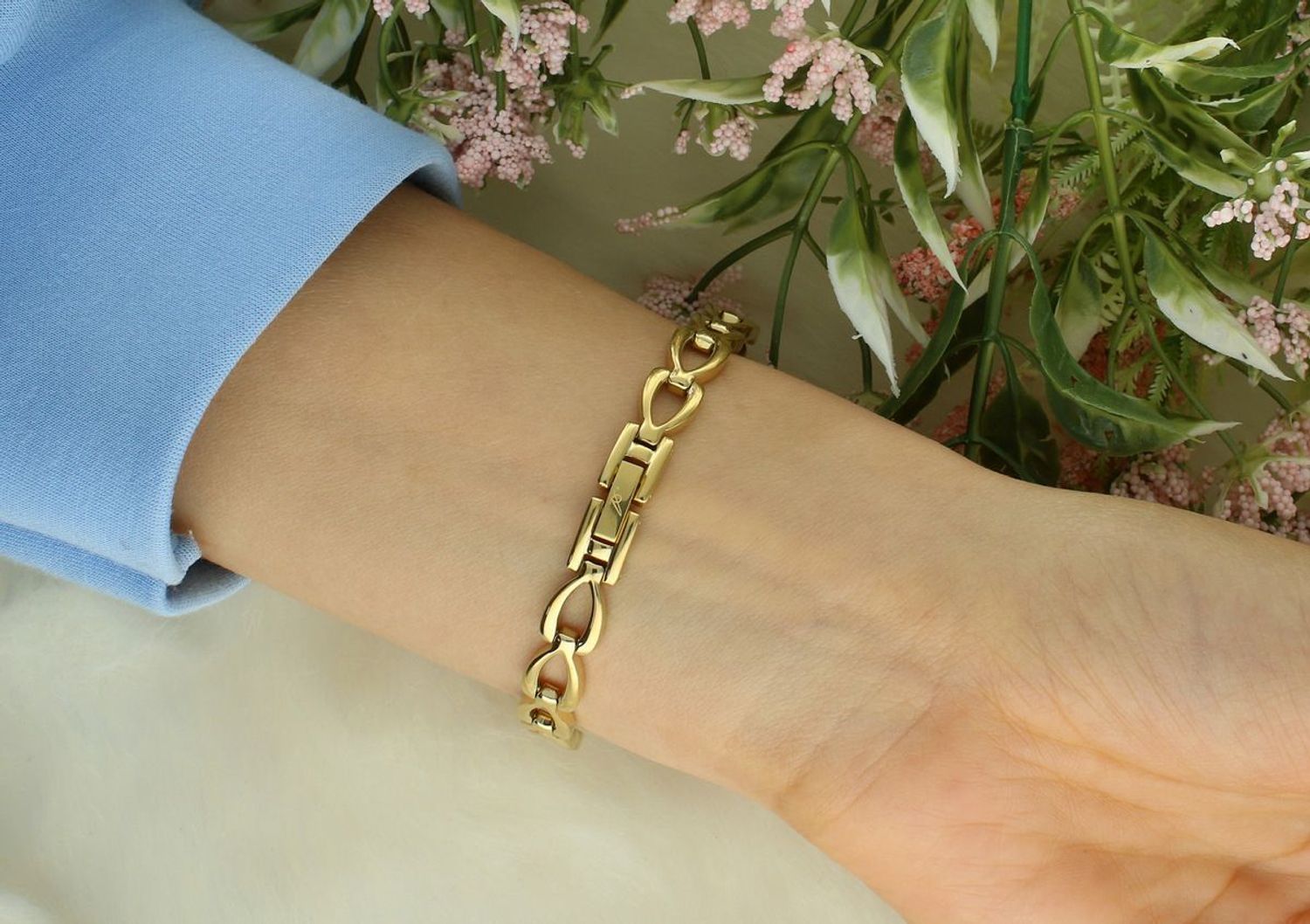 Zegarek Adriatica A3785.1121Q – Złoty Zegarek Damski Biżuteryjny Swiss Made + Grawer Gratis.jpg