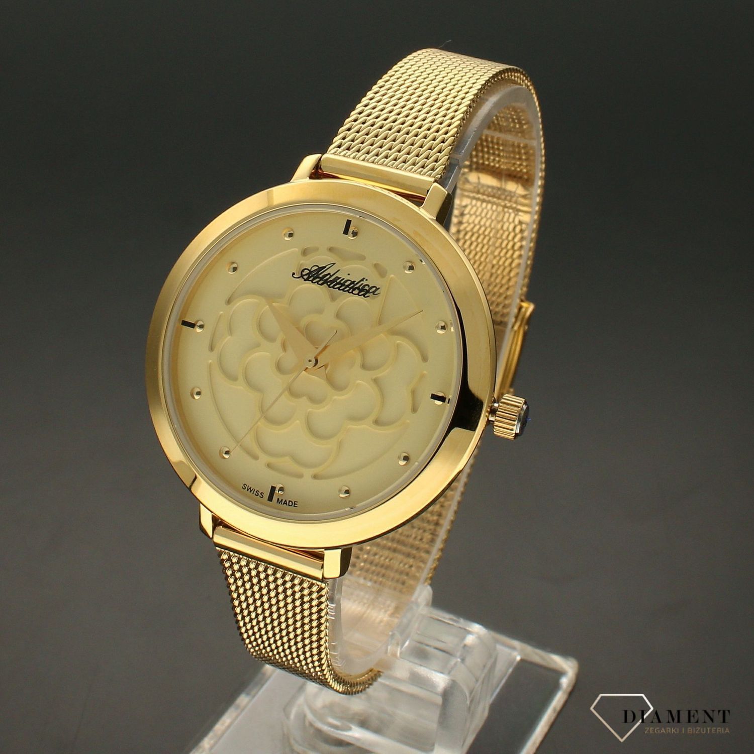 Zegarek damski na bransolecie z fazami księżyca A3787.1141Q.jpg