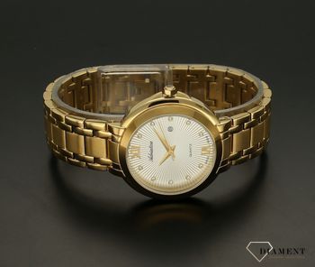 Zegarek damski pokryty złotem na bransolecie Adriatica A3812 (4).jpg
