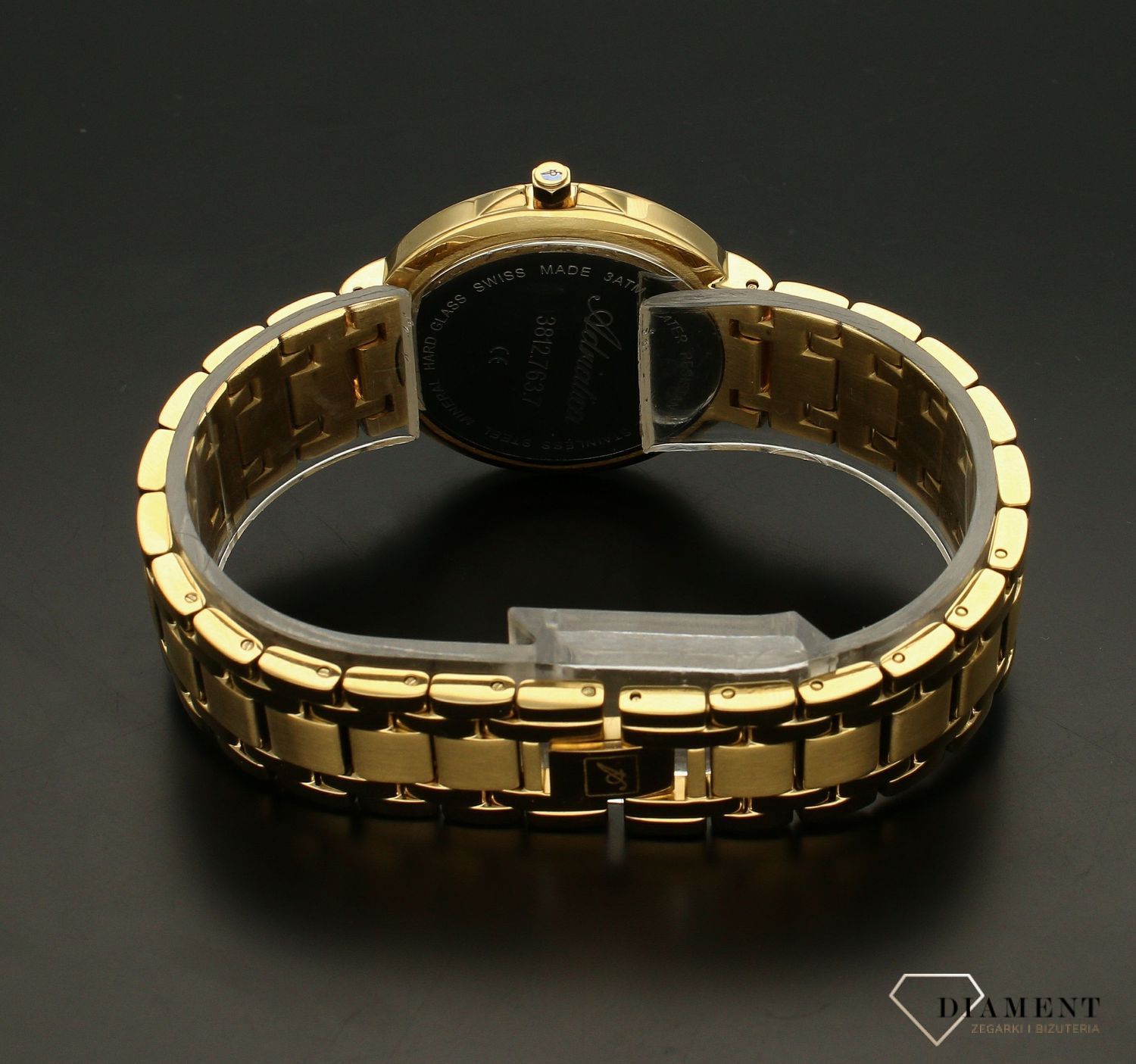 Zegarek damski pokryty złotem Adriatica A3812.1183Q.webp