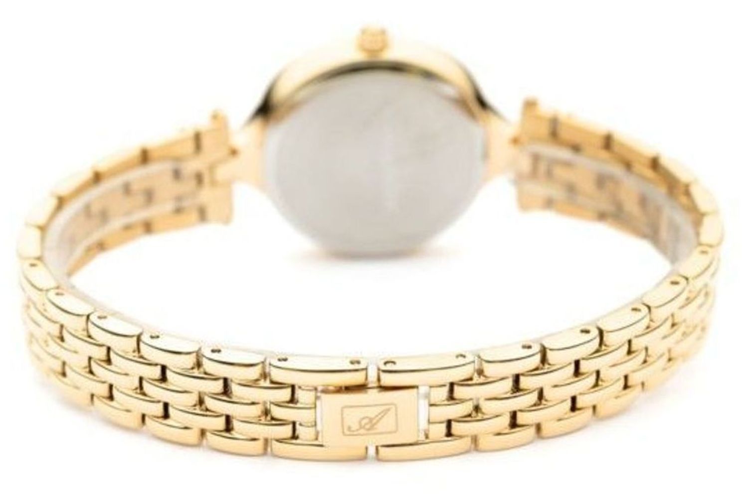 Zegarek damski ADRIATICA A3825.1114Q Zegarek zachowany w nowoczesnym wyglądzie. Tarcza zegarka w czarnym kolorze ozdobiona indeksami w kolorze złotym1.jpg