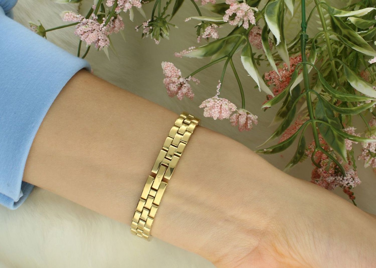 Zegarek Adriatica A3827.1141Q – Złoty Zegarek Damski z Cyrkoniami Swiss Made Grawer Gratis.jpg