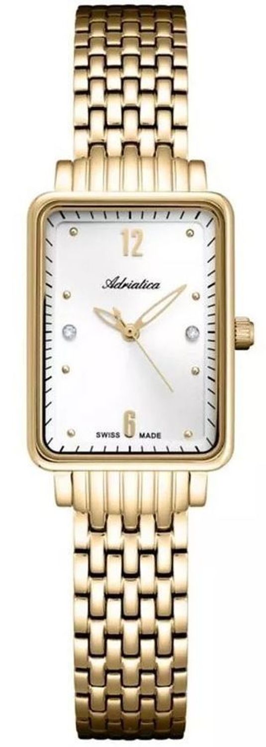 Zegarek damski Adriatica A3829.1173Q złoty, srebrna tarcza z cyrkoniami.jpg