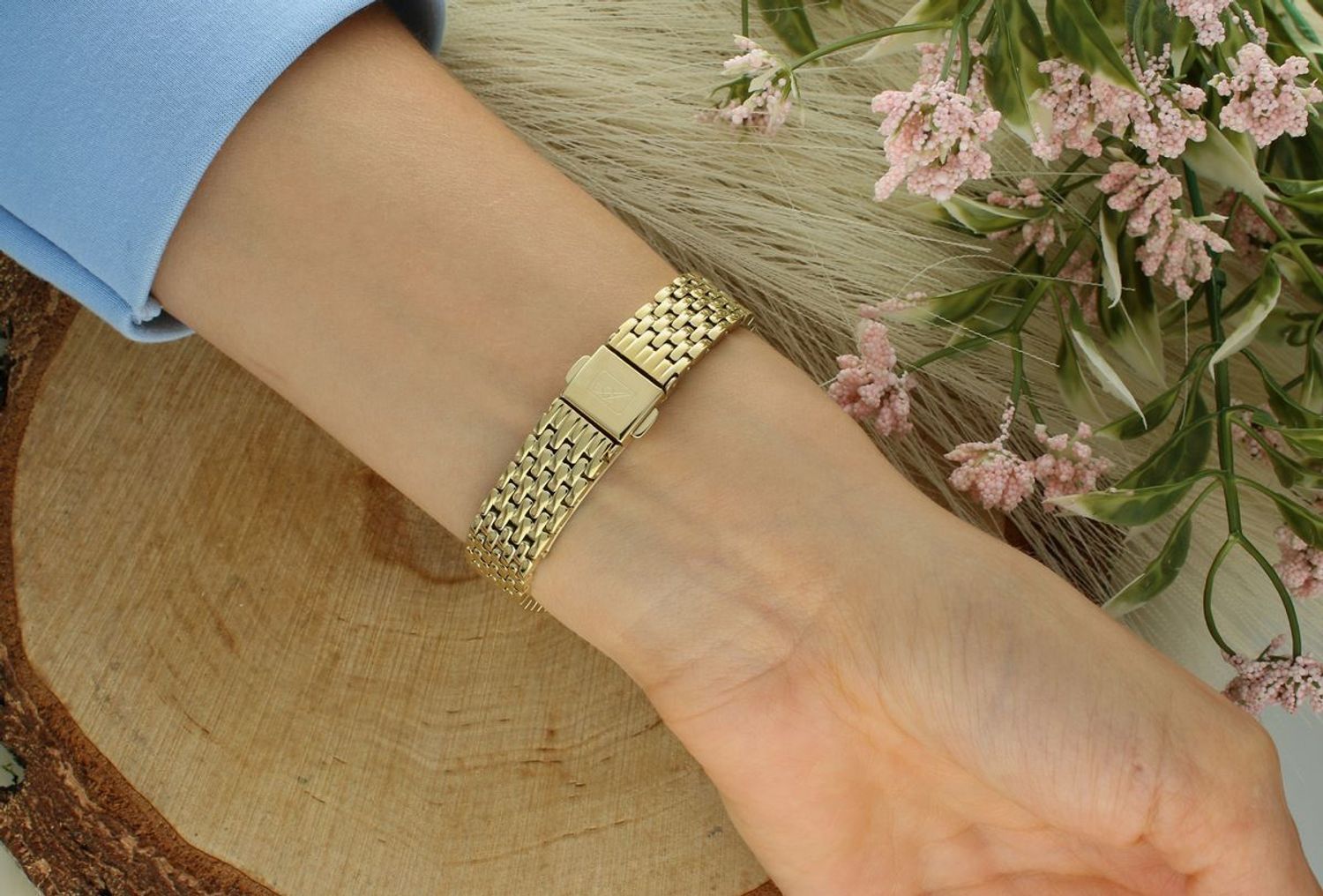 Zegarek damski Adriatica A3838.1116Q Classic – Elegancki, pozłacany, czarna tarcza.jpg