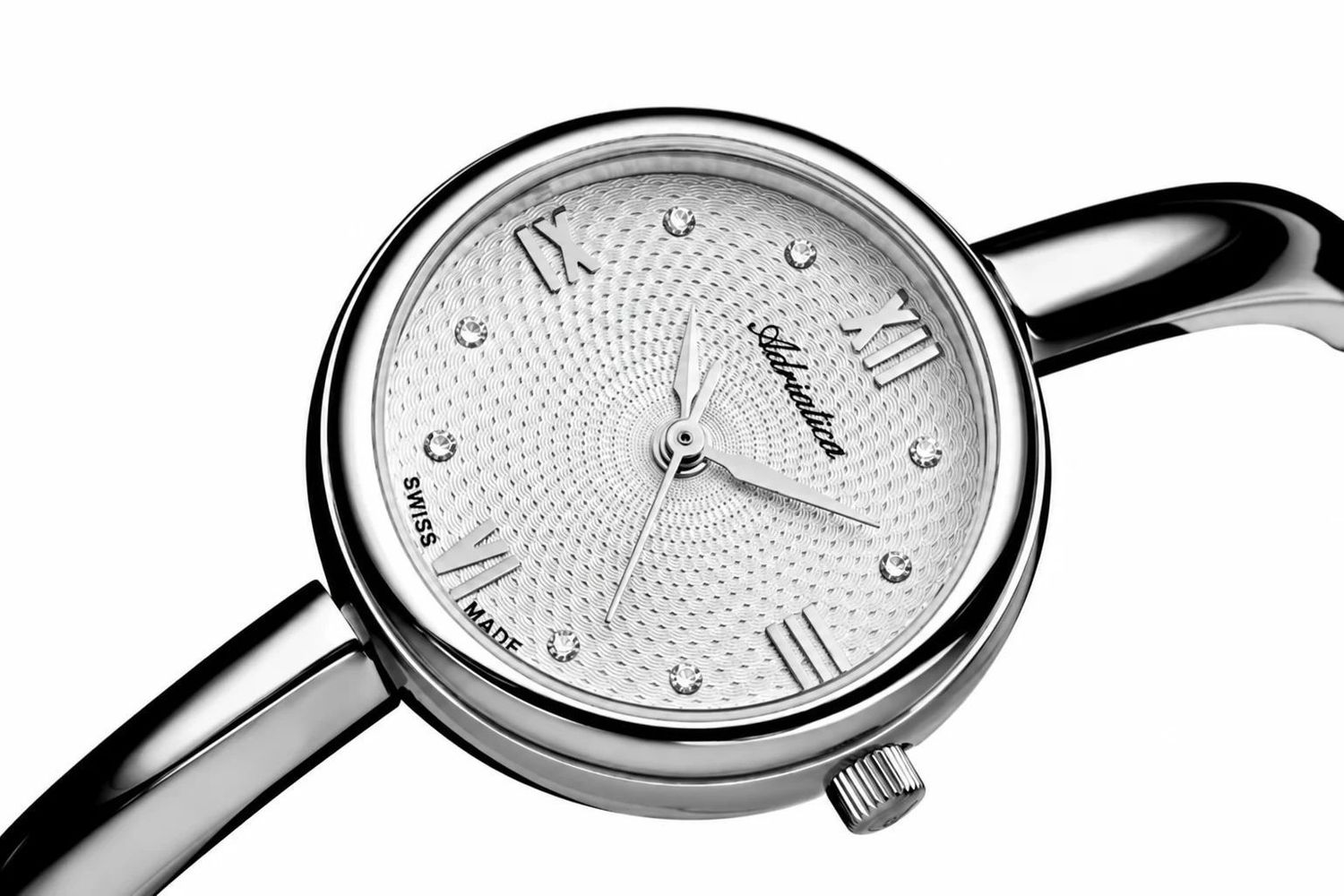 Zegarek damski Adriatica Sapphire A3846.5183Q – srebrny, cyrkonie, szkło szafirowe (4).jpg
