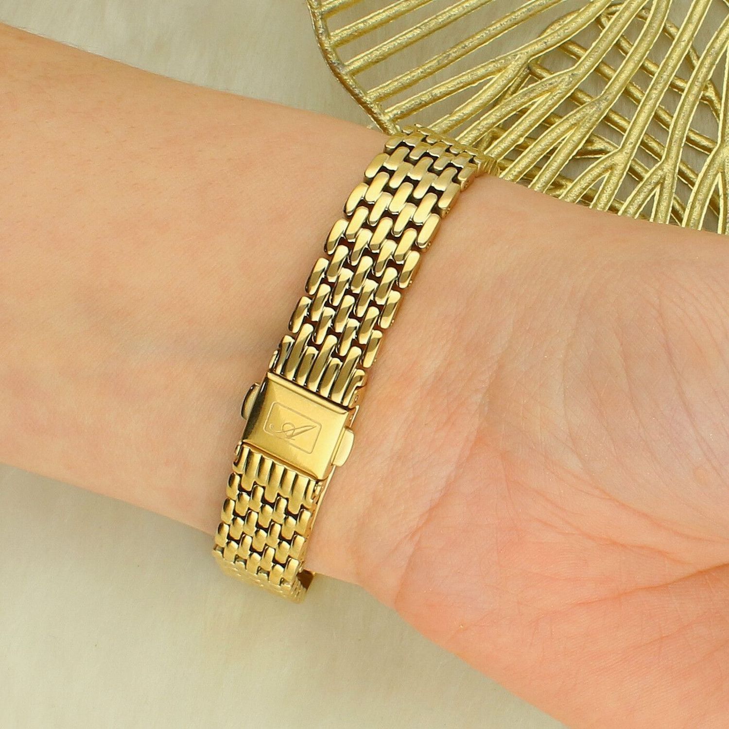 Zegarek Damski Adriatica Classic A3849.1171Q – Złoty Swiss Made, Prostokątny A3849.1171Q.jpg