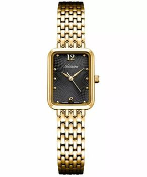 Zegarek Damski Adriatica Classic A3849.1176Q – Złoty, Swiss Made, Prostokątny.jpg