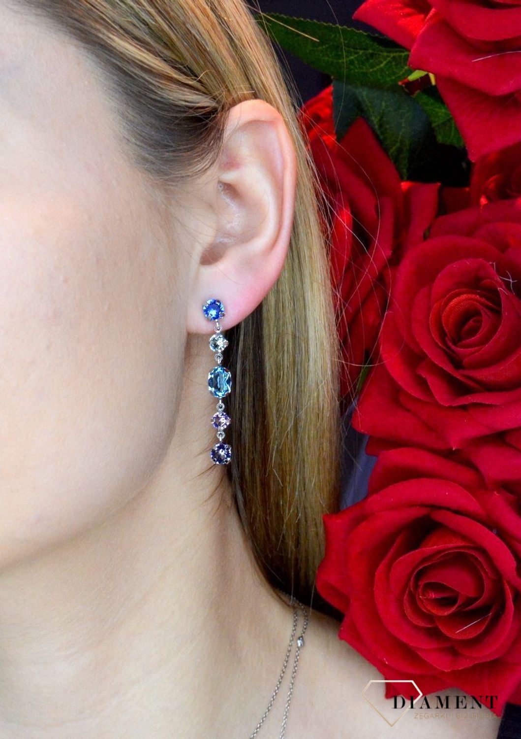 Kolczyki srebrne Victoria Cruz “ Głębia Kryształów ” 925 A4203-MHT Wyjątkowa biżuteria z Victoria Cruz wykonana z najwyższej pró.JPG