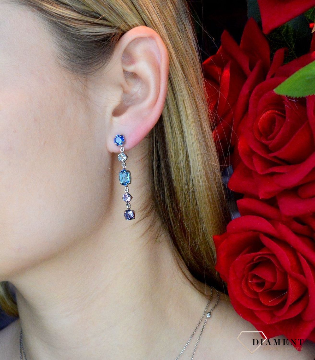 Kolczyki srebrne Victoria Cruz “ Głębia Kryształów ” 925 A4203-MHT Wyjątkowa biżuteria z Victoria Cruz wykonana z najwyższej pró.JPG