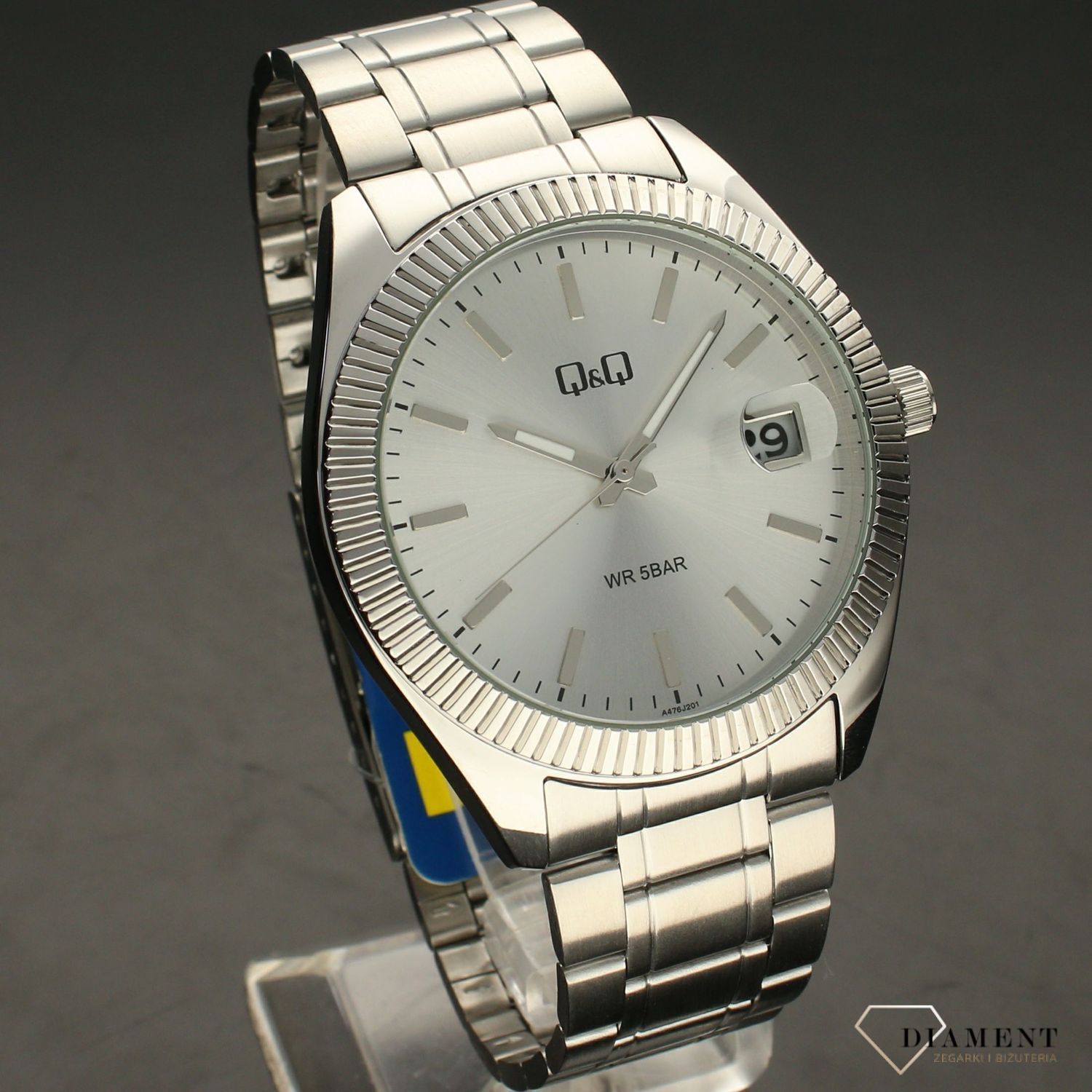 Zegarek męski na bransolecie QQ A476-201.jpg
