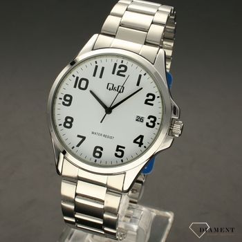 Zegarek męski QQ na bransolecie A480-204⌚ ✓ Pomysł na prezent dla taty✓Prezent dla taty z grawerem✓  (2).jpg