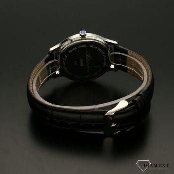 Zegarek męski na pasku Adriatica A8000.5223Q z szafirowym szkłem idealnie pasuje do garnituru.  (4).jpg