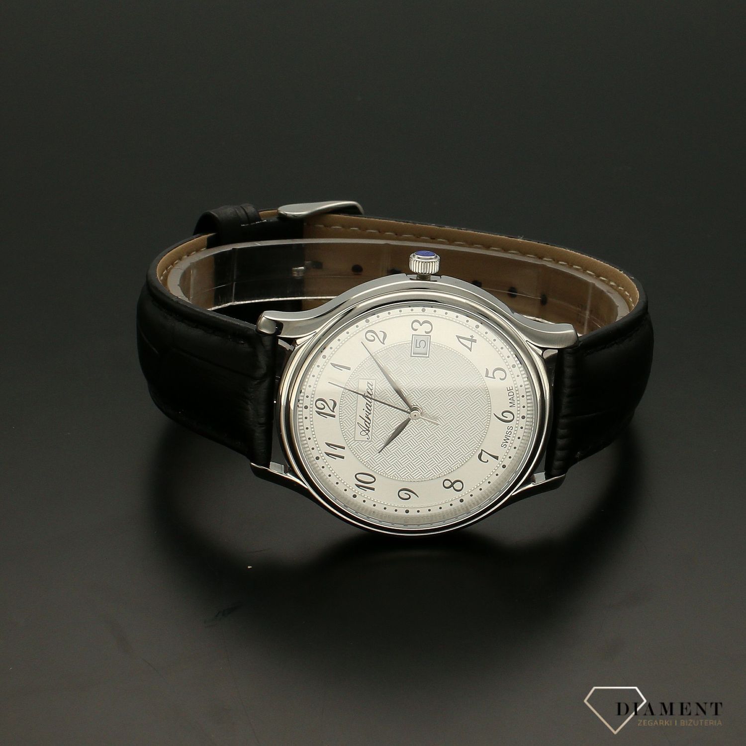 Zegarek męski na pasku skórzanym do garnituru A8000.5223Q.jpg