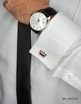 Zegarek męski Adriatica Automatic A8254.5256Q. Zegarek męski automatyczny na czarnym pasku z piękną srebrną tarczą. Zegarek męski to świetny pomysł na prezent dla eleganckiego mężczyzny (7).JPG