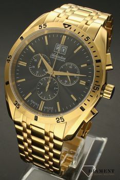 Zegarek męski na złotej bransolecie Adriatica A8202.1116CH. Cała kolekcja Adriatici klasycznej charakteryzuje się prosto (2).jpg