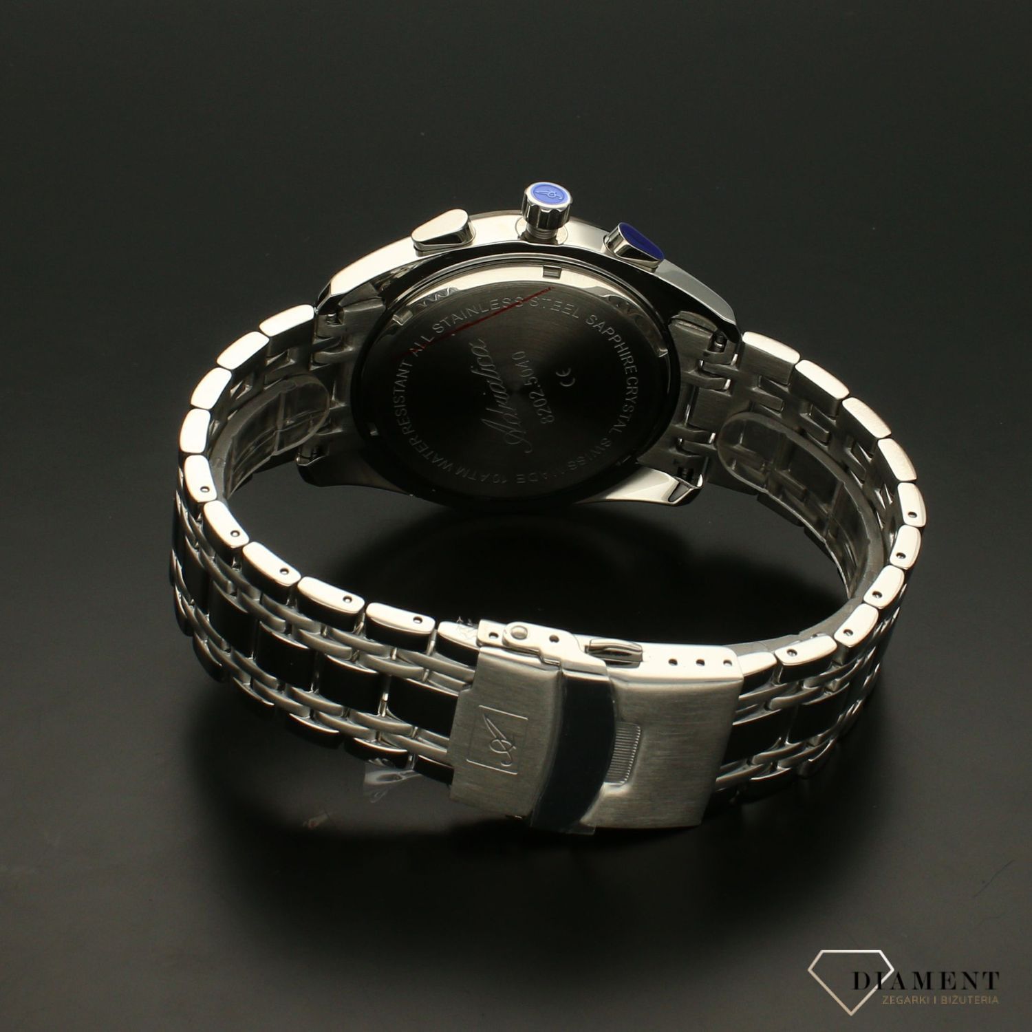 Zegarek męski na bransolecie A8202.Y114CH 'Czarny Chrono' A8202.Y114CH.jpg