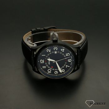 Męski zegarek Adriatica Aviation A8267.B224Q. Zegarek męski na czarnym pasku. Zegarek męski na pasku. Zegarek z czarna tarczą. Z (6).jpg