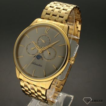 Zegarek męski na bransolecie w kolorze złota Adriatica A8269.1157QF ⌚ (2).jpg